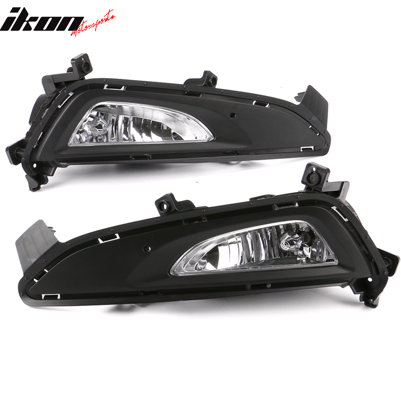 2016-2018 Hyundai Tucson Foglights Kit Black Housing Clear Lens