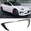 2017-2023 Tesla Model 3 Carbon Fiber Print IKON Style Fog Light Trims