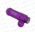 NRG 20-piece 700 Series M12 x 1.5 Steel Lug Nut and dust cap cover Set Purple plus lock socket