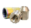NRG 20-piece 200 Series M12 x 1.5 Lug Nut Set Titanium Silver Plus Lock Socket
