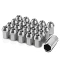 M12 x 1.5 Acorn Style Lug Nuts 20pc Set - Aluminum