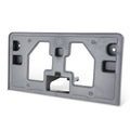 2016-2017 Honda Accord Front License Plate Mounting Bracket - Black