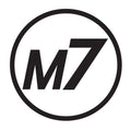 M7 Speed Circle Silver Monochromatic decal-2" x 6"