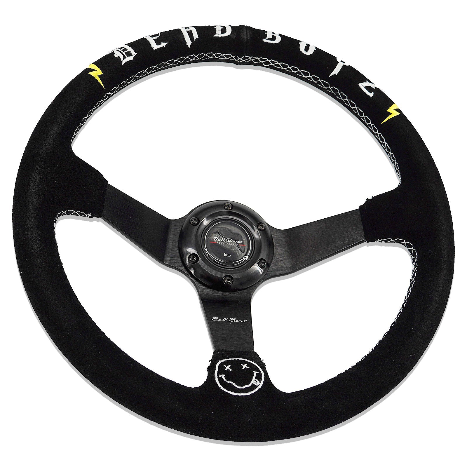 Universal Deadboyz 350mm 3"Deep Dish 6-Bolt Steering Wheel | 150 Entries
