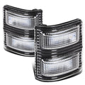 2008-2015 Ford Super Duty Towing Mirror Side Lights - Black/Amber