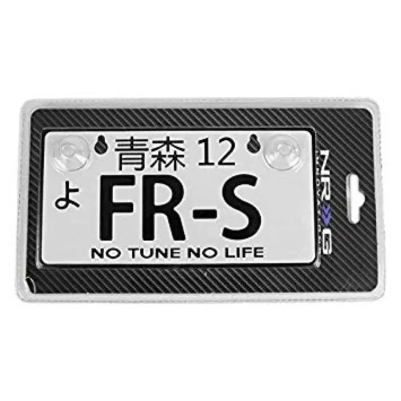 NRG MX-5 JDM Style Aluminum Mini License Plate
