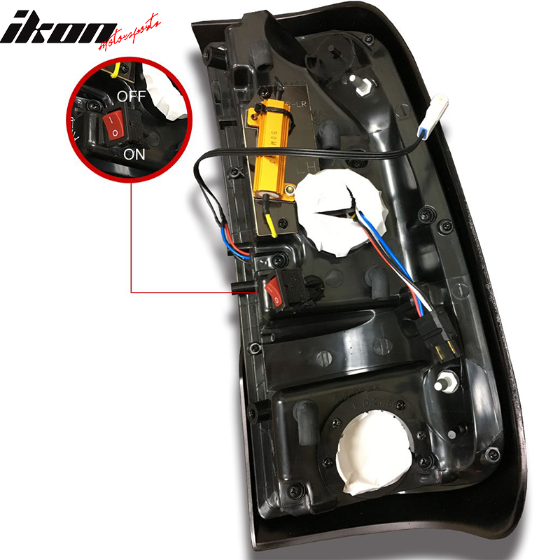 Fits 99-16 Ford F250 F350 F450 F550 Tail Light Smoke Lens Housing