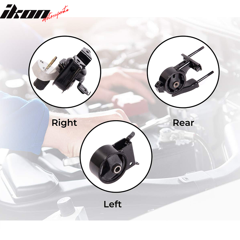 2000-2005 Toyota Echo 1.5L Manual Engine Motor Mount Kit 3PC