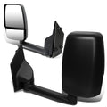 03-18 Chevy Express GMC Savana Manual Side Mirror Pair Black