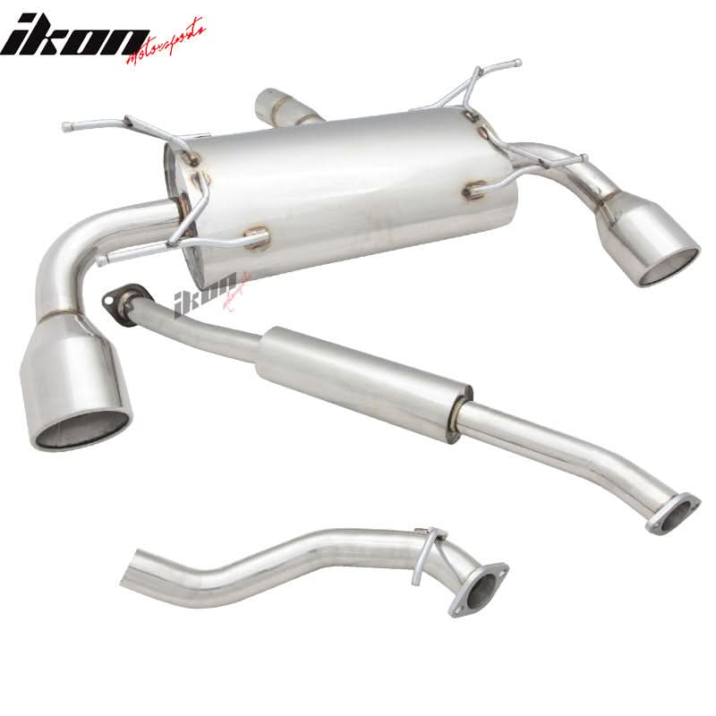 Fits 13-20 FRS/BRZ/Toyota 86 Resonated Dual Catback Exhaust 4.5 Tip