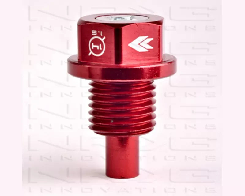 NRG Red Metal M14 x 1.5 Magnetic Oil Drain Plug Universal