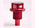 NRG Red Metal M12 x 1.25 Magnetic Oil Drain Plug Universal