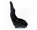 NRG Frp Bucket Seat Prisma ed Pearlized Back All Black Alcantara Vegan Material Medium