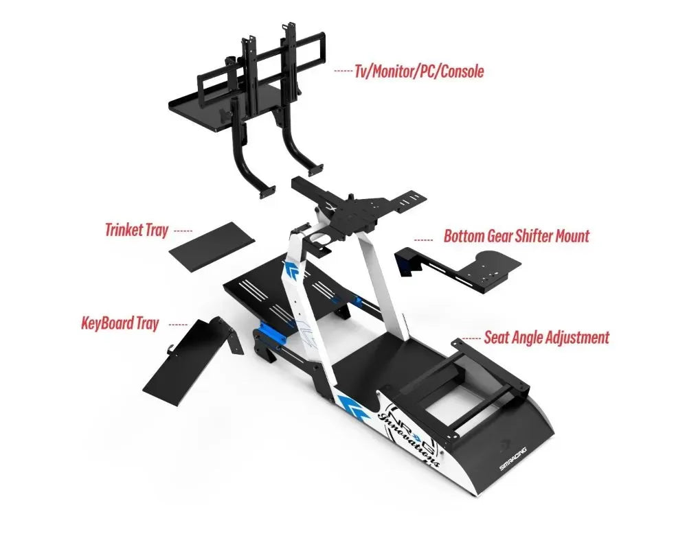 NRG Racing Simulator Stand For Logitech, Thrustmaster And Fanatec