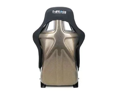 NRG Carbon Fiber Bucket Seat Large Gold