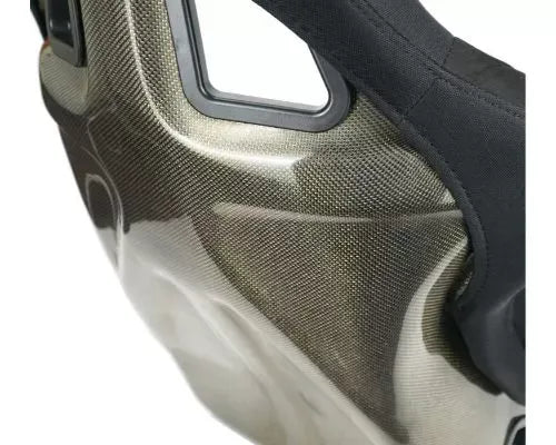 NRG Carbon Fiber Bucket Seat Large Gold