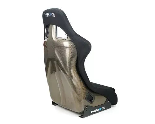 NRG Carbon Fiber Bucket Seat Large Gold