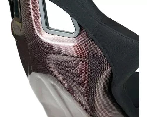 NRG Carbon Fiber Bucket Seat Large Red
