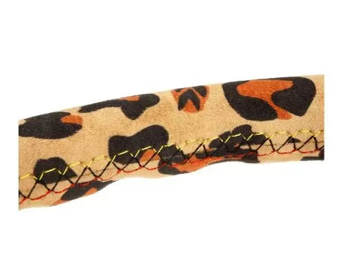 NRG Reinforced Steering Whl - 350MM Sport Steering Whl 3' Deep Savage Brown Leopard Printed Micro Fiber Vegan Material M