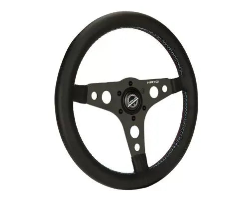 NRG 350MM Sport Steering Whl M3 Stitching And Non Deep Dish.