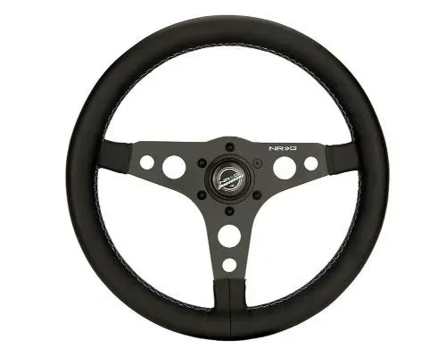 NRG 350MM Sport Steering Whl M3 Stitching And Non Deep Dish.