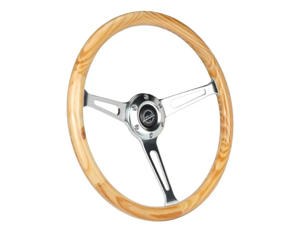 NRG 380mm Reinforced Classic Light Wood Grain Wheel