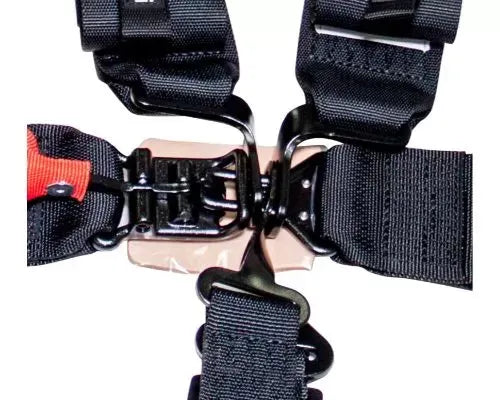 NRG Sfi 16.1 5Pt 3 Inch Seat Belt Harness / Latch Link - Black
