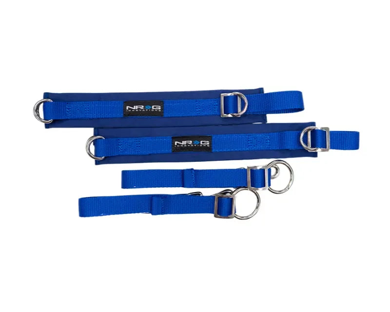 NRG SFI 3.3 Arm Restraints One Pair Blue