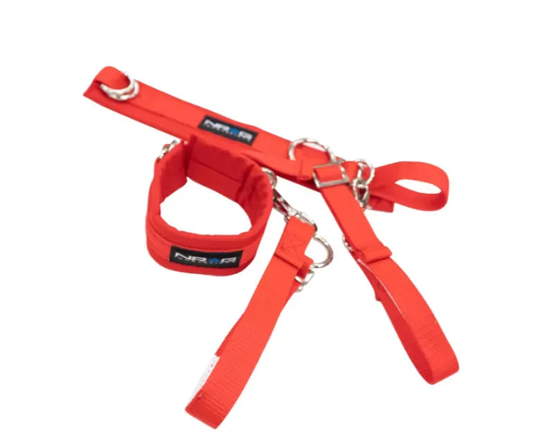 NRG SFI 3.3 Arm Restraints One Pair Red