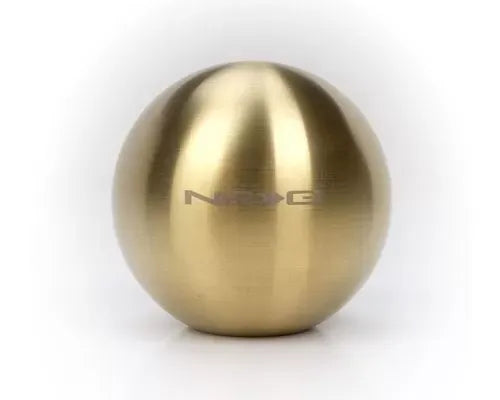 NRG Chrome Gold Titanium Round Shifter Heavy Weight