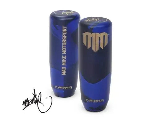 NRG Mad Mike Signature Short Shifter Blue Camo Heavy Weight Universal