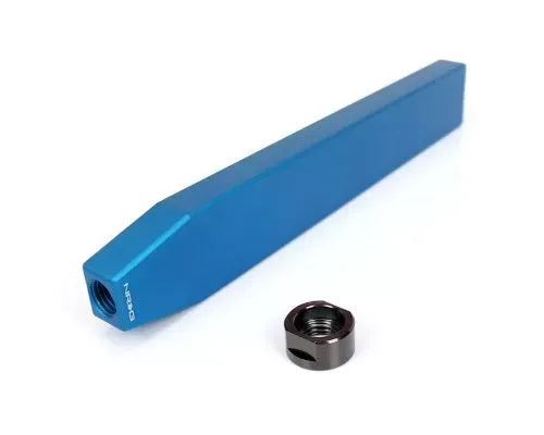 NRG B.A.J Tall Shift Knob -Blank Blue M12X1.25