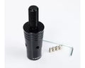 NRG 14MM Euro Aluminum Adapter W/ M10X1.5 Thread Pitch Black