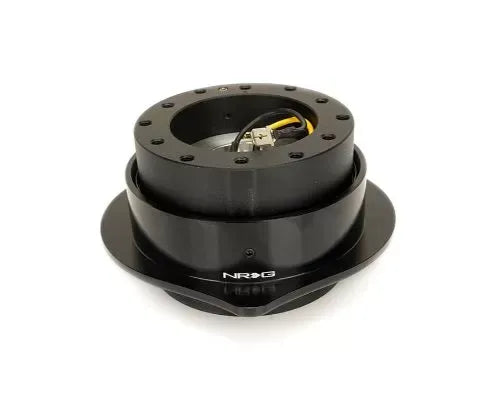 NRG Quick Release Kit - Black Body - Black Heart Ring