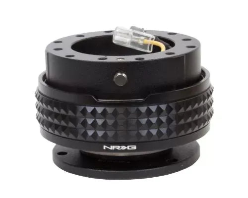 NRG Quick Release Kit - Black Body - Black Pyramid Ring