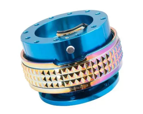 NRG Quick Release Kit - Blue Body - Neochrome Pyramid Ring