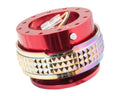 NRG Quick Release Kit - Red Body - Neochrome Pyramid Ring