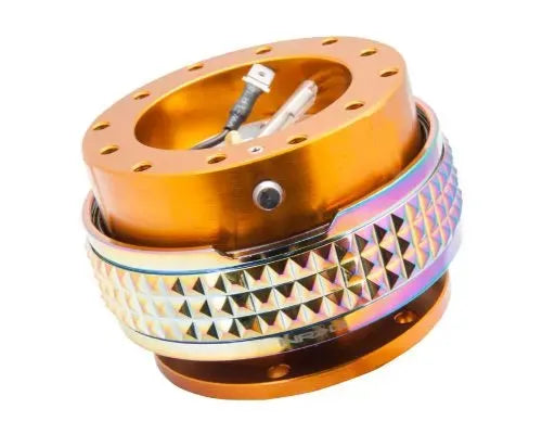NRG Quick Release Kit - Rose Gold Body - Neochrome Pyramid Ring