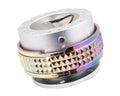 NRG Quick Release Kit - Silver Body - Neochrome Pyramid Ring