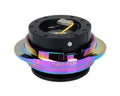NRG Quick Release Kit - Black Body - Shinny Multicolor Oval Ring
