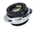 NRG Quick Release Kit - Black Body - Shinny Silver Oval Ring