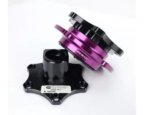 NRG SFI Key Way Type Quick Release Purple
