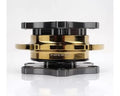NRG SFI Key Way Type Quick Release Chrome Gold