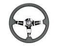 NRG Light Weight Gaming Steering Whl composits And Black Chrome Spoke Slits
