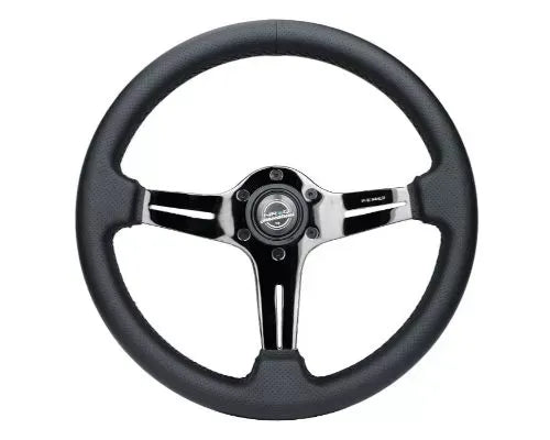 NRG Light Weight Gaming Steering Whl composits And Black Chrome Spoke Slits. No Dish