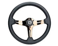 NRG Light Weight Gaming Steering Whl composits And Rose Gold Spoke Slits. No Dish