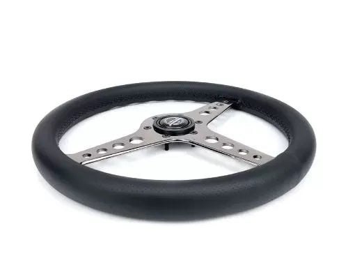 NRG Light Weight Gaming Steering Whl composits And Black Chrome Spoke Holes.