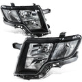07-10 Ford Edge OE Style Black Housing Headlights - Clear Reflector