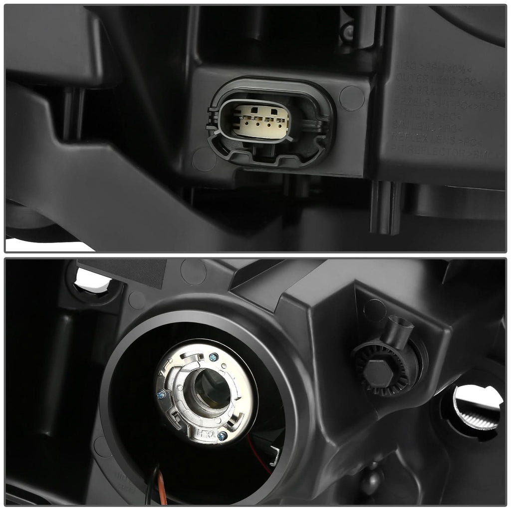 2013-2019 Ford Taurus OE Style Left Headlight - Black Housing