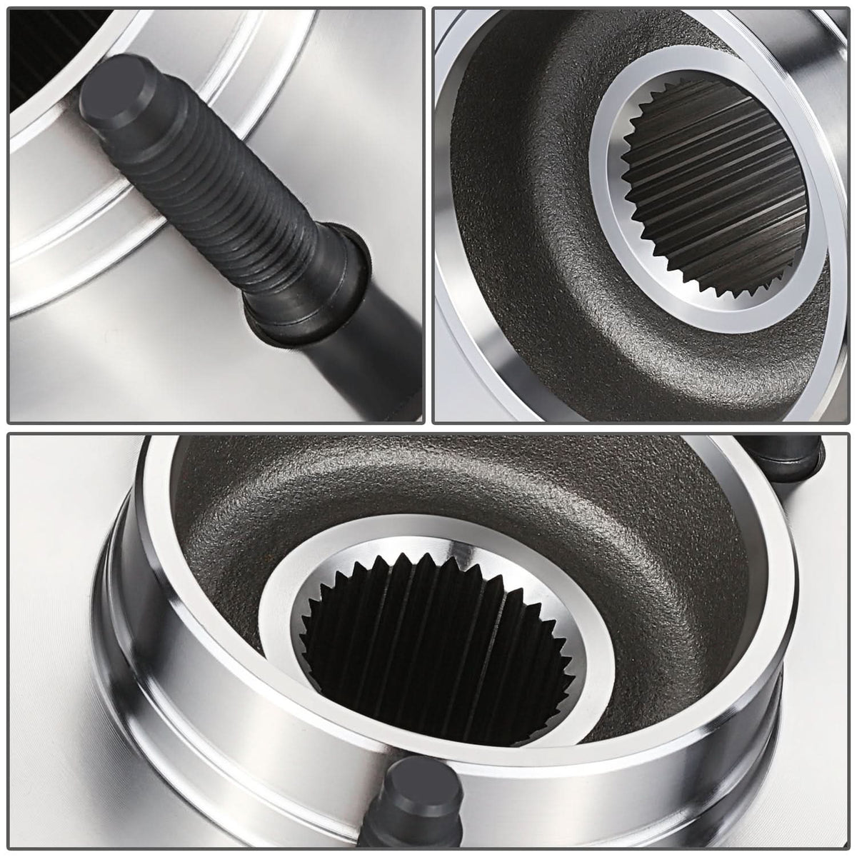 1997-2000 Ford F-150 4WD Wheel Hubs & Bearings ABS 5 Lug
